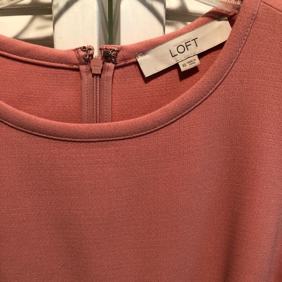 Loft Coral Dress - Picture 3 of 4